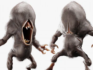 Canavar Blender'ı işaretleyin 3D Model