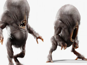 Canavar Blender'ı işaretleyin 3D Model