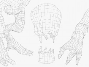Tick Monster Blender Modelo 3D