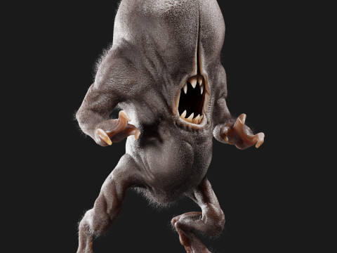 Tick Monster Blender 3D 模型