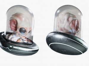 Alien UFO Blender Modelo 3D