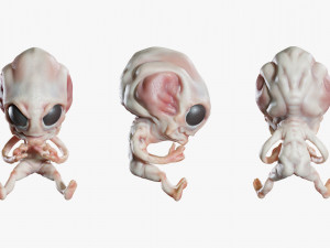 Alien UFO Blender Modelo 3D