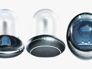 Alien UFO Blender 3D Model