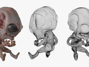 Alien UFO Blender Modelo 3D