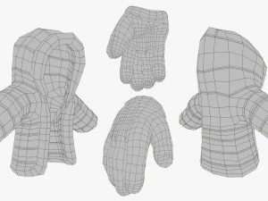 Snow Girl 3DS Max 3D Model