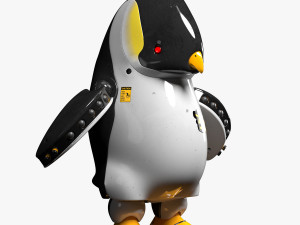 Penguin Robot 3D Model