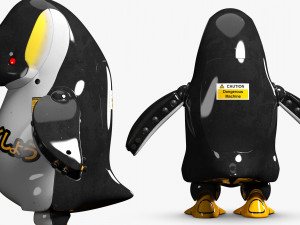 Penguin Robot 3DS Max Modelo 3D