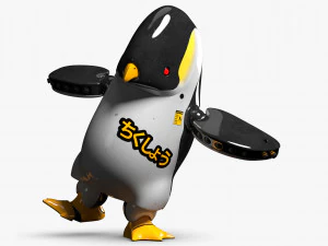 Penguin Robot 3DS Max 3D Model