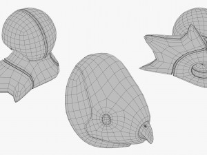 Penguin Robot 3DS Max Modelo 3D