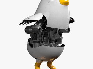 Chicken Robot 3D Model