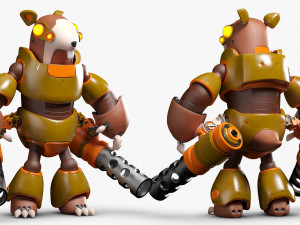 Rodent Robot 3DS Max 3D Модель