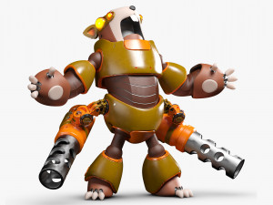 Rodent Robot 3DS Max 3D Модель