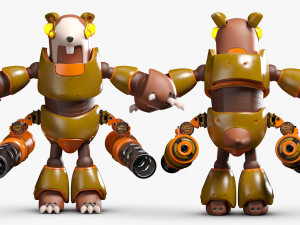 Rodent Robot 3DS Max 3D Модель