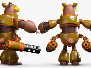 Rodent Robot 3DS Max 3D Модель