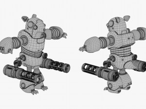Rodent Robot 3DS Max 3D Модель