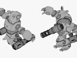 Rodent Robot 3DS Max 3D Модель