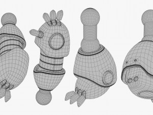 Rodent Robot 3DS Max 3D Модель
