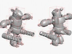 Rodent Robot 3DS Max 3D Модель