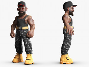 Soldier Man 3DS Max Model 3D