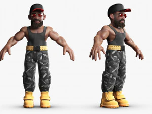 Soldier Man 3DS Max 3D Model