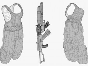 Soldier Man 3DS Max Model 3D