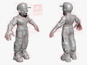Soldier Man 3DS Max Model 3D