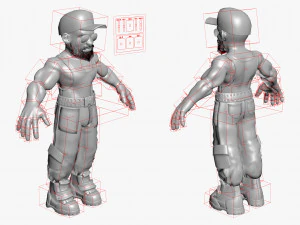 Soldier Man 3DS Max 3D Model