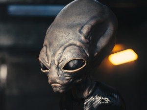 Classic Alien Blender 3D-Modell