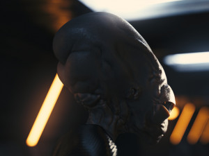 Classic Alien Blender 3D-Modell