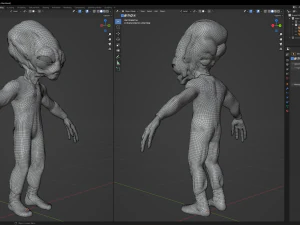 Класичний блендер Alien 3D Модель