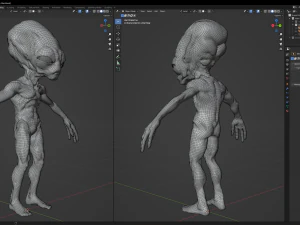 Класичний блендер Alien 3D Модель