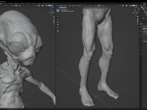 Класичний блендер Alien 3D Модель