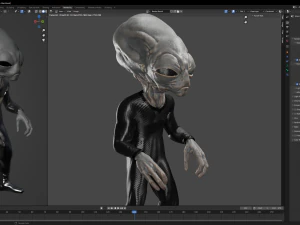 Класичний блендер Alien 3D Модель