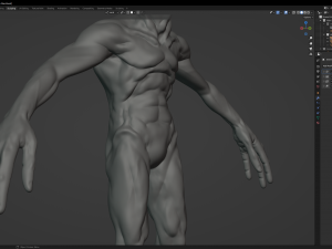 Classic Alien Blender 3D-Modell