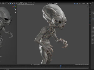 Класичний блендер Alien 3D Модель