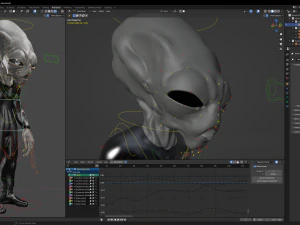 Класичний блендер Alien 3D Модель