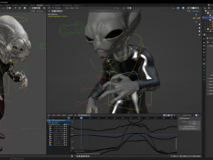 Класичний блендер Alien 3D Модель