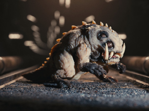 Lizard Demon Blender Modelo 3D