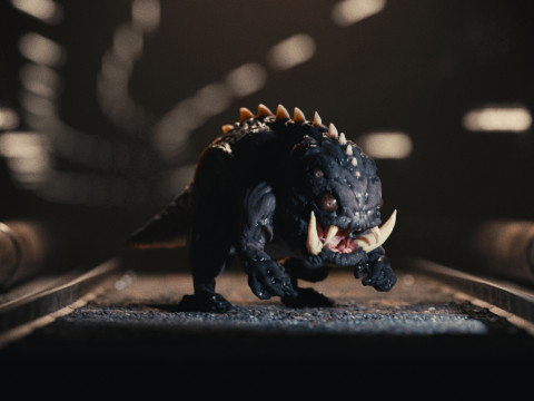 Lizard Demon Blender Modelo 3D