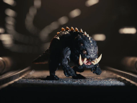 Lizard Demon Blender 3D Model
