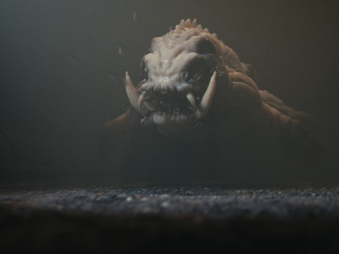 Lizard Demon Blender Modelo 3D