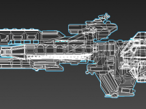 Spaceship 3D Model