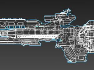 Spaceship 3D Model