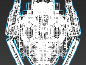Spaceship 3D Model
