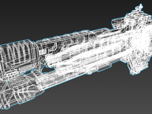 Spaceship 3D Model