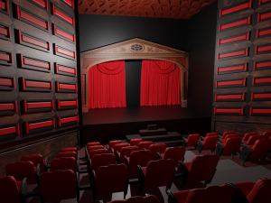 Theater interior 3D Model
