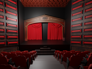 Theater interior Model 3D
