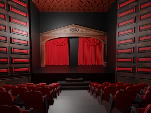 Theater interior 3D Model