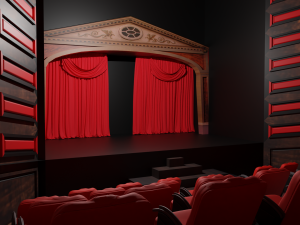 Theater interior Model 3D