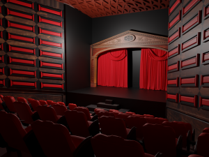 Theater interior Model 3D
